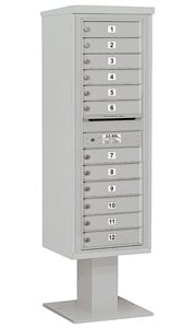Salsbury 4C Pedestal 3414S-12 Gray