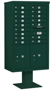 Salsbury 4C Pedestal 3415D-16 Green