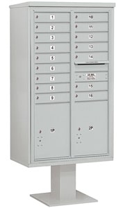 Salsbury 4C Pedestal 3415D-16 Gray
