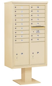 Salsbury 4C Pedestal 3415D-16 Sandstone