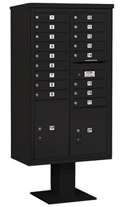 Salsbury 4C Pedestal 3415D-17 Black