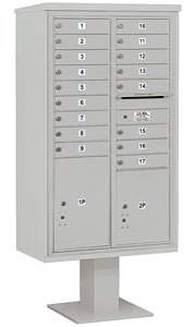 Salsbury 4C Pedestal 3415D-17 Gray