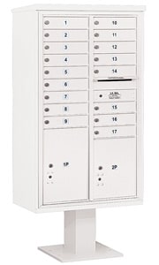Salsbury 4C Pedestal 3415D-17 White