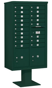 Salsbury 4C Pedestal 3415D-18 Green