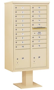 Salsbury 4C Pedestal 3415D-18 Sandstone