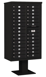 Salsbury 4C Pedestal 3415D-28 Black