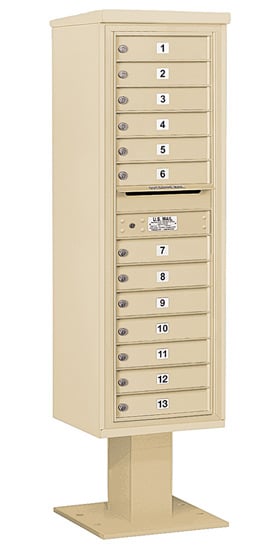 3415S13 Salsbury Commercial 4C Pedestal Mailboxes