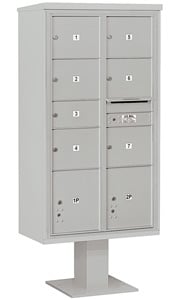 Salsbury 4C Pedestal 3416D-07 Gray