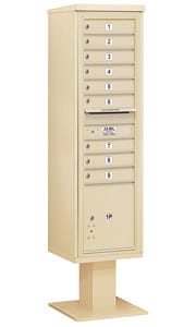 Salsbury 4C Pedestal 3416S-09 Sandstone