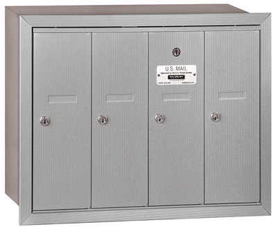 Powder Coat Salsbury 4 Door Vertical Mailbox Product Image