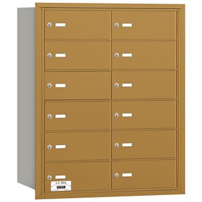 Salsbury Horizontal Rear Loading 3612 Gold