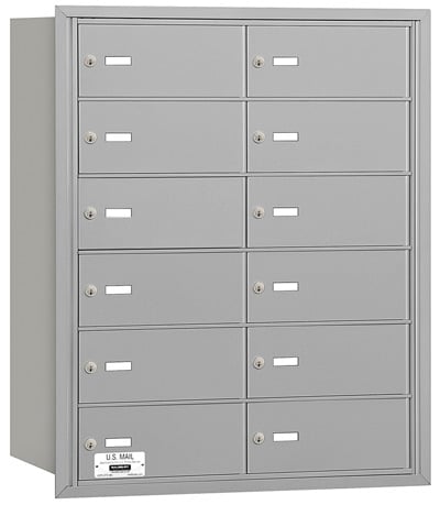 3612 Rear Loading Salsbury Horizontal Mailboxes