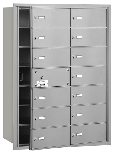 3614 Front Loading Salsbury Horizontal Mailboxes