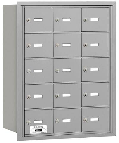 15 Door Rear Loading 3615 Salsbury 4B+ Horizontal Mailboxes Product Image