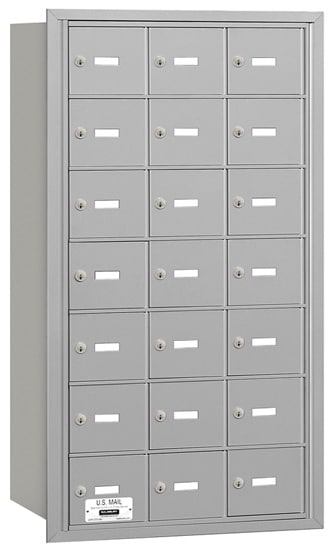 21 Door Rear Loading 3621 Salsbury 4B+ Horizontal Mailboxes Product Image