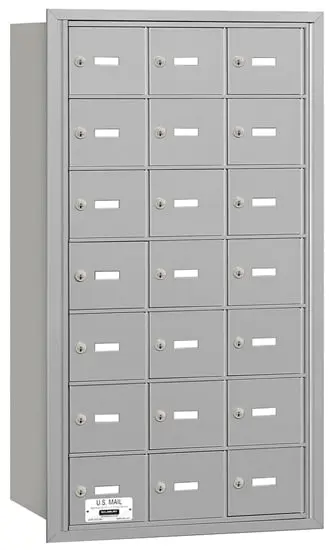 21 Door Rear Loading 3621 Salsbury 4B+ Horizontal Mailboxes Product Image