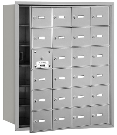 24 Door Front Loading 3624 Salsbury 4B+ Horizontal Mailboxes (23 Tenant Doors and 1 Master Door) Product Image