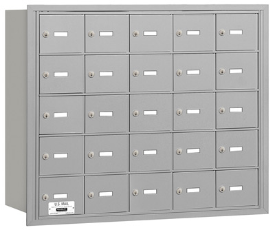 25 Door Rear Loading 3625 Salsbury 4B+ Horizontal Mailboxes Product Image