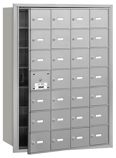 28 Door Front Loading 3628 Salsbury 4B+ Horizontal Mailboxes (27 Tenant Doors and 1 Master Door) Product Image