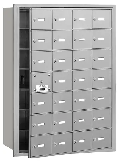 28 Door Front Loading 3628 Salsbury 4B+ Horizontal Mailboxes (27 Tenant Doors and 1 Master Door) Product Image