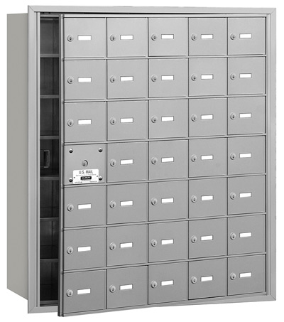 35 Door Front Loading 3635 Salsbury 4B+ Horizontal Mailboxes (34 Tenant Doors and 1 Master Door) Product Image