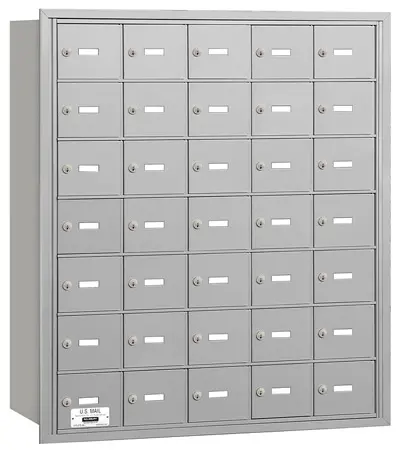 3635 Rear Loading Salsbury Horizontal Mailboxes