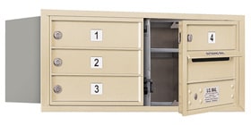 Salsbury 4C Mailboxes 3703D-04 Sandstone
