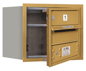 Salsbury 4C Mailboxes 3703S-01 Gold