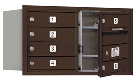 Salsbury 4C Mailboxes 3704D-06 Bronze