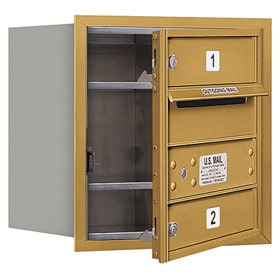 Salsbury 4C Mailboxes 3704S-02 Gold