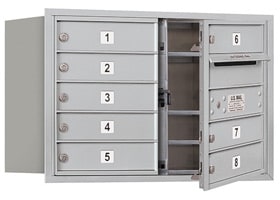 Salsbury 4C Mailboxes 3705D-08 Aluminum