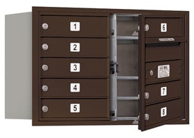 Salsbury 4C Mailboxes 3705D-08 Bronze