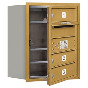 Salsbury 4C Mailboxes 3705S-03 Gold
