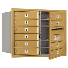 Salsbury 4C Mailboxes 3706D-10 Gold