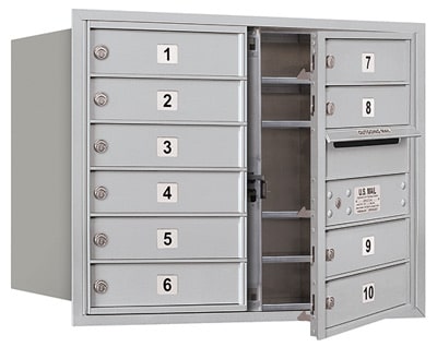 3706D-10 Front Loading Salsbury 4C Horizontal Mailboxes Product Image