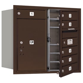 Salsbury 4C Mailboxes 3707D-06 Bronze