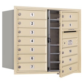 Salsbury 4C Mailboxes 3707D-12 Sandstone