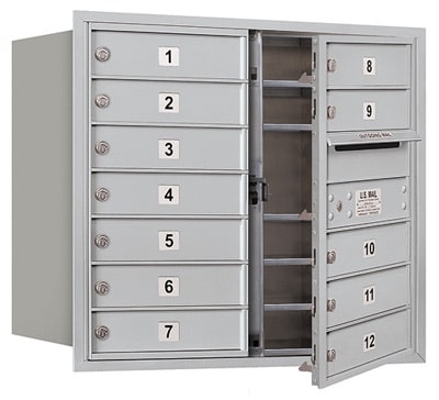 3707D12 Front Loading Commercial 4C Mailboxes