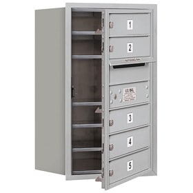 Salsbury 4C Mailboxes 3707S-05 Aluminum