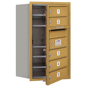 Salsbury 4C Mailboxes 3707S-05 Gold