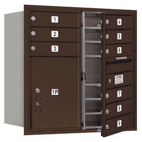 Salsbury 4C Mailboxes 3708D-09 Bronze