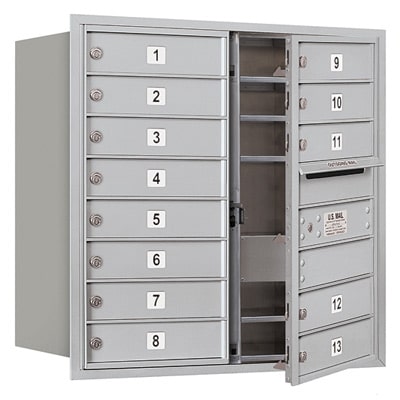 3708D13 Front Loading Commercial 4C Mailboxes