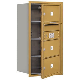 Salsbury 4C Mailboxes 3708S-03 Gold