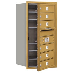 Salsbury 4C Mailboxes 3708S-06 Gold