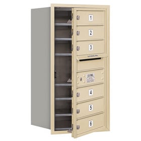 Salsbury 4C Mailboxes 3708S-06 Sandstone