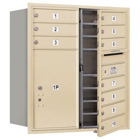 Salsbury 4C Mailboxes 3709D-10 Sandstone