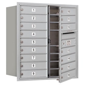 Salsbury 4C Mailboxes 3709D-16 Aluminum