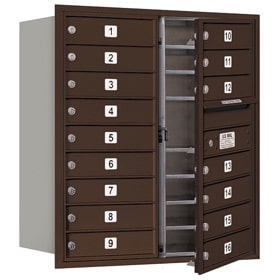 Salsbury 4C Mailboxes 3709D-16 Bronze