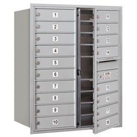 Salsbury 4C Mailboxes 3710D-18 Aluminum