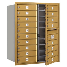 Salsbury 4C Mailboxes 3710D-18 Gold